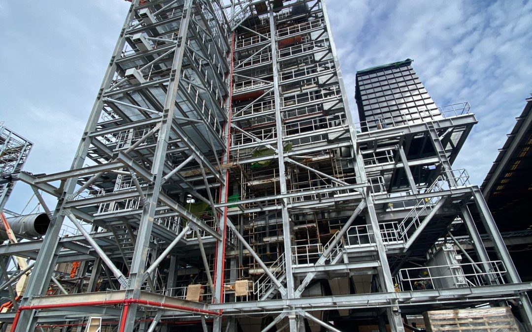 Our Running Project – Erection of Structural Steel Structure